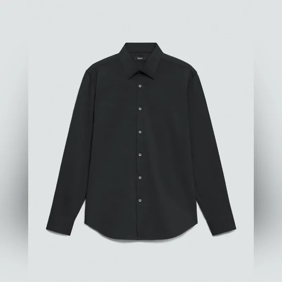 THEORY Men's Sylvain Shirt in Structure Knit - Picture 2 of 4